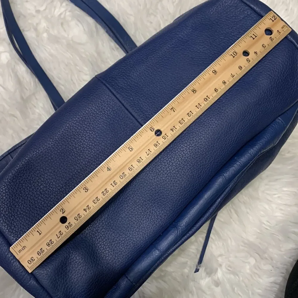 KELSI Dagger tote bag leather magnetic closure exterior zip pocket inside pocket